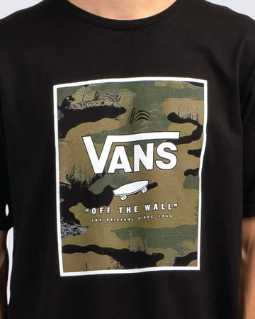Vans MN Classic Print Tee - Black-Deep Forest